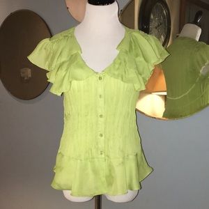 Lightweight Short Sleeve Sheer Top